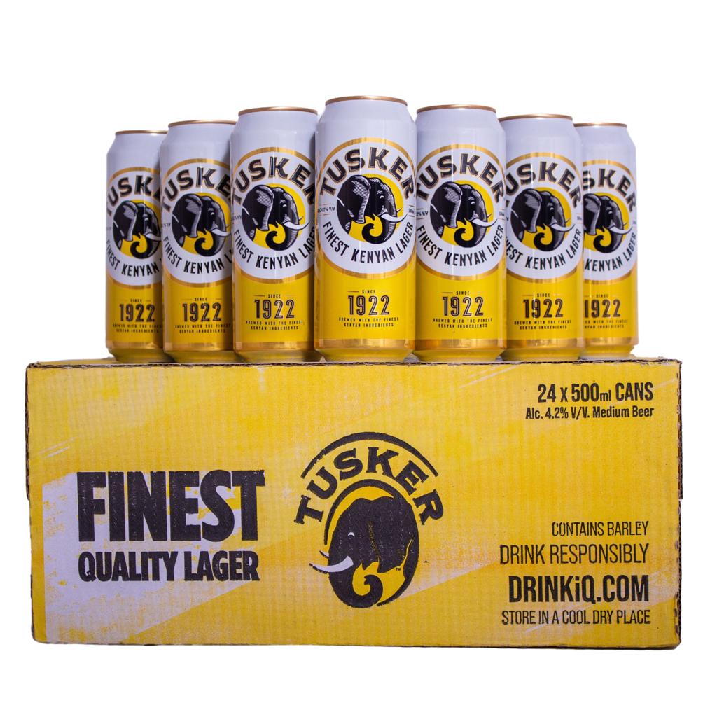 Tusker Lager Can